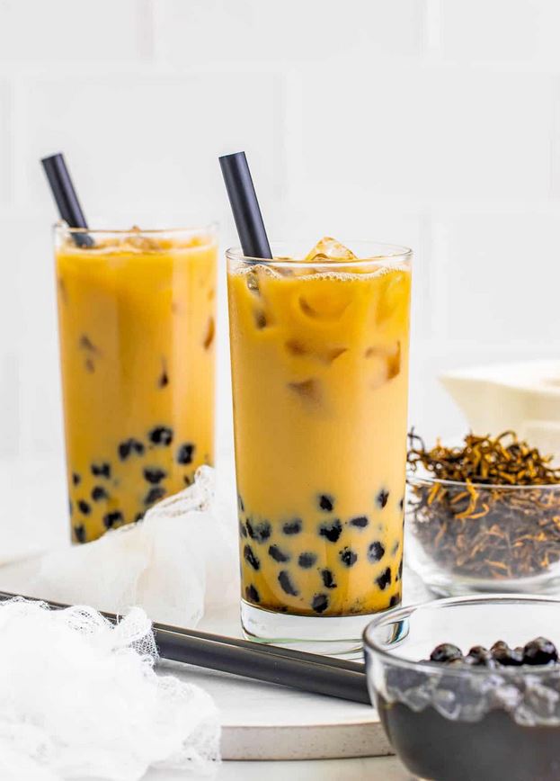 bubble tea au fruit maison